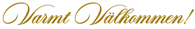  Varmt Välkommen!